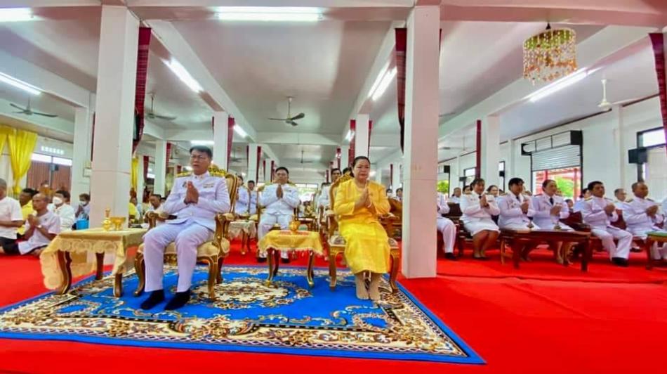  ร่วมพิธีทำบุญตักบาตร ณ วัดศรีชมภู่ ตำบลนาหว้า เนื่องในโอกาสพระราชพิธีมหามงคลเฉลิมพระชนมพรรษา 6 รอบ 28 กรกฎา 2567   